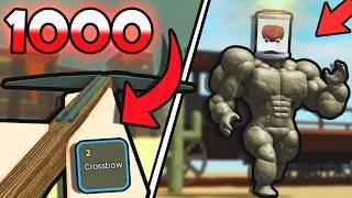 Can you BEAT Dead Rails with ONLY 1000 ARROWS? (Roblox)