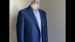 Persian Blue Cavalry Twill Suit