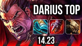 DARIUS vs DR. MUNDO (TOP) | 13/1/2, 1400+ games, Legendary | KR Diamond | 14.23