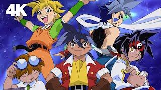 「4K AI UPSCALE」Bakuten Shoot Beyblade  Opening (FIGHTING SPIRITS)