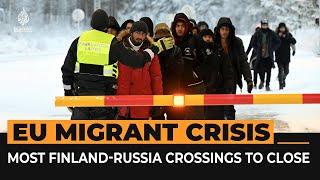 Most Finland-Russia border crossings to close  | Al Jazeera Newsfeed