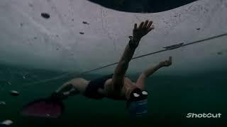 Winter freediving