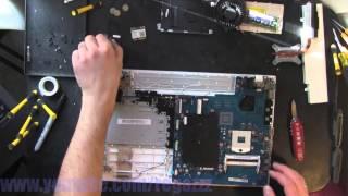 SAMSUNG 300V NP300V5A NP300V3A take apart, disassembly, how-to video (nothing left)