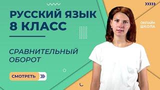 Сравнительный оборот. Видеоурок 32. Русский язык 8 класс