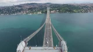 4K Turkey Istanbul Bosporus Bridge Drone View Helicopter Footage Coup FPV RC