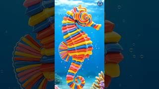 Sea Creatures + Candy(Dolphin, Tiger Shark, Lionfish Beluga, Sea Turtle, Orca, Starfish)