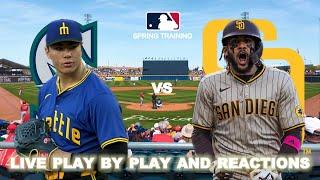 Seattle Mariners vs San Diego Padres Live Play-By-Play & Reactions