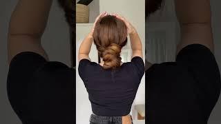 Messy low bun tutorial  #hairstyle #hairstyleideas #hairstyletutorial #longhair  @laurenncarmen