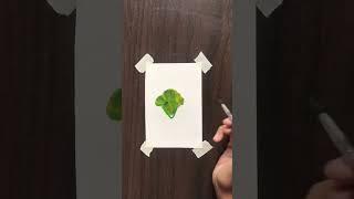 Art of green flowers ll art by Harsh ll