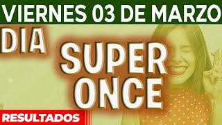 Resultado del sorteo Super Once Dia del Viernes 3 de Marzo del 2023.