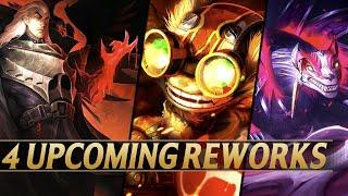 4 NEW ANNOUNCED REWORKS - Swain, Naafiri, Ziggs, K'Sante - League of Legends