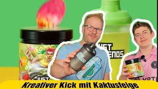 Kaktusfeige mit Grüntee von Just Legends im Test - Performance Booster Energy Drink Gaming Booster