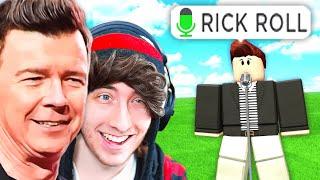 PLAYING ROBLOX WITH RICK ASTLEY