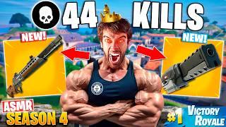 ASMR Fortnite 44 Kills Fast Mouth Sounds SOLO VS SQUAD - ASMR en español