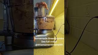 Homemade Breadcrumbs #shorts #asmr #cooking See full video @thismealthistime