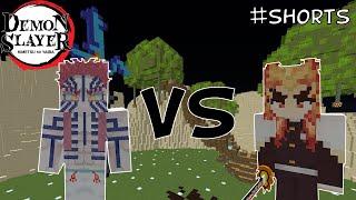 Akaza Vs Rengoku - Minecraft Demon Slayer Mod #Shorts