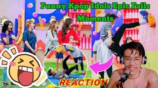 Funny Kpop Idols Epic Fails Moments [Kpop HN]| Reaction video | John007s