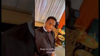 Sidy diop est coiffer par le meilleur coiffeur du Dakar  sega barber 778414817