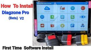 How To Use #Diagzone Pro Software First Time #Thinkdiag #DiagzoneProinstall
