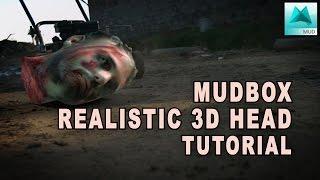 How To Create A Realistic 3D Zombie Head In Mudbox - 3D Modeling Tutorial