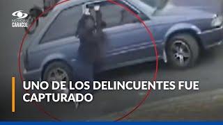 Mujer en Bogotá se colgó de carro de ladrones para recuperar celular que le robaron