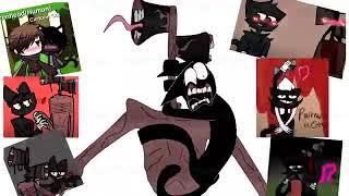 Siren head x cartoon cat x reverse