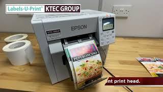 Epson C4000e Colour Label Printer - Labels-U-Print ® - KTEC GROUP UK