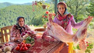 IRAN Village Life | Whole Lamb Marinated & Cooked in a Traditional Tandoor