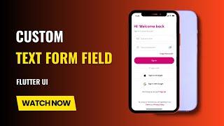 Flutter Custom TextFormField Tutorial: Make Reusable Text Input | Flutter UI Mastery | Codify Design