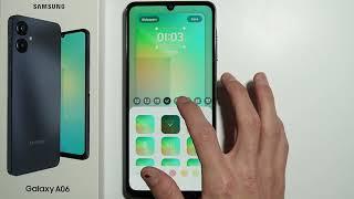 Samsung A06: How to Change Lock Screen Clock?