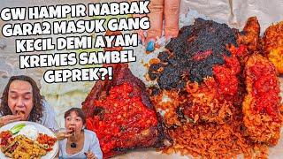 HAMPIR TABRAKAN DEMI AYAM KREMES SAMBEL GEPREK NASI BUMBU MADURA INI!