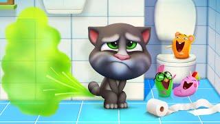 Talking Tom | Bathroom  Buddy | Funny Cartoon Videos | HooplaKidz TV