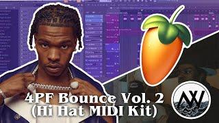 [Free] Lil Baby HiHat Midi Kit "4PF Bounce Vol. 2" | (Prod. Nile Waves )