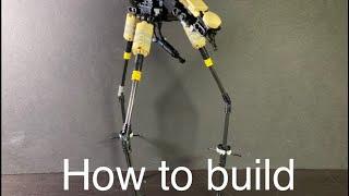 How to build Lego half ￼life2 strider