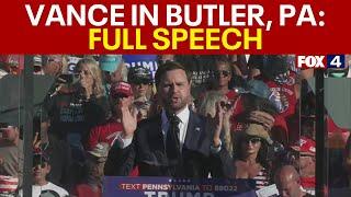 JD Vance at Butler, PA rally: FULL SPEECH