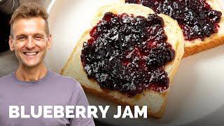 Blueberry Jam Recipe (Pectin Method + How to Can)