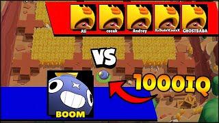 1000 IQ BOOM vs -10 IQ | Brawl Stars Funny Moments & Glitches & Fails #25