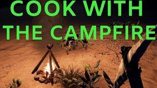 CONAN EXILES HOW TO COOK MEAT WITH THE CAMPFIRE | PS4 | XBOX | PC | CONAN EXILES