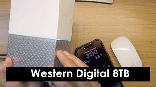 Western Digital Backup External Drive 8TB - unboxing