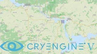 Cryengine V (Cryengine 5) #2 Создание ландшафта с реальной картой высот. Terrain. Height Map