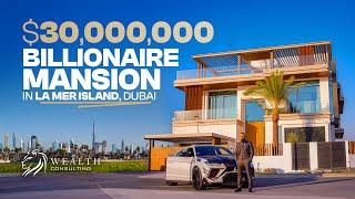 Inside a $30,000,000 Dubai Billionaire Mansion in La Mer Island