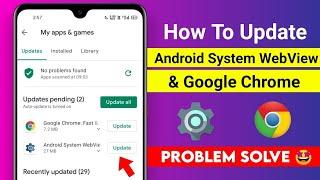 Android system webview Update problem In All realme Device- How to solve -100%working ~AJ~