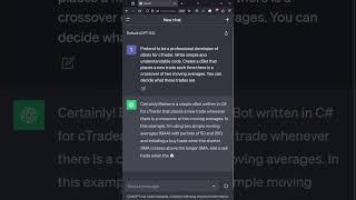 How to Create a cBot via ChatGPT