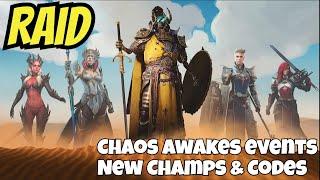 Raid Shadow Legends - Chaos Awakes/New Champions Hype/New Codes
