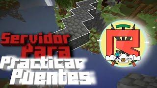  EL MEJOR SERVER PARA PRACTICAR TUS PUENTES PARA MCPE || 1.19.50