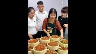 Steamed noodles are quick and delicious meals. #Longwang Steamed Noodles #Suitable for school cafet