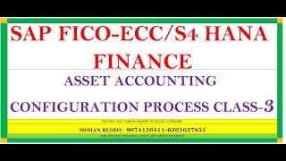 SAP FICO-ECC/S4HANA FINANCE. Asset Accounting configuration process CLASS-3....8074156411