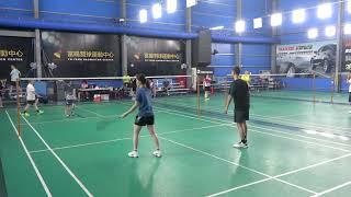 20250610飛羽羽球XD小兵+志豪VS陳靖+郅瑋