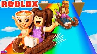 BRAINROT ON THE GIANT ROBLOX SLIDES!!