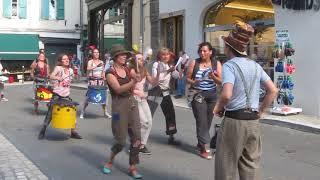 BATUCADA CLOWN au "Festival 48 de rue" à Mende en juillet 2021 (1/2)